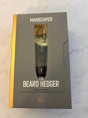 New/Never Opened! Manscaped The Beard Hedger Electric Trimmer - Black & Gold
